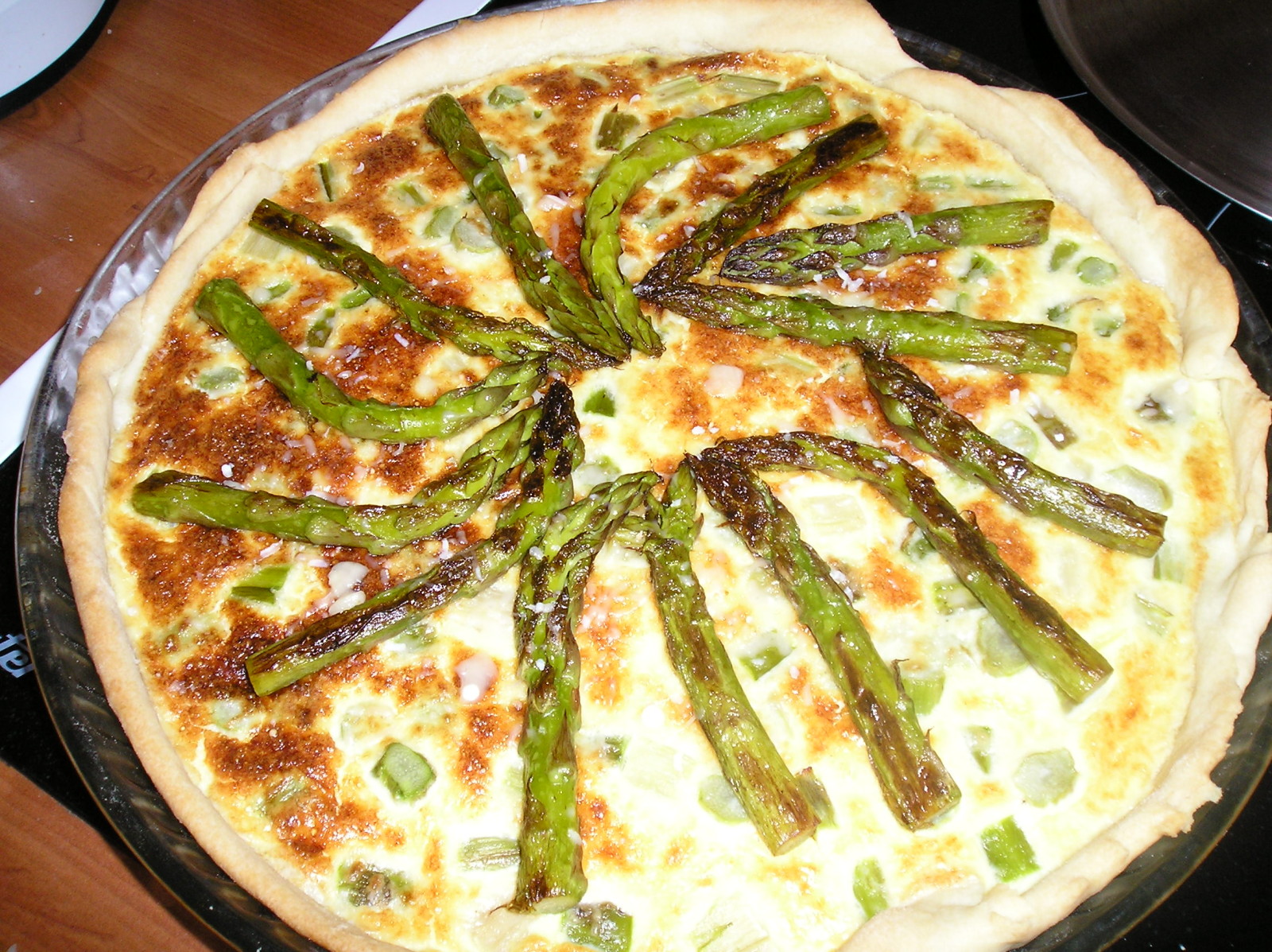 Tarte Aux Asperges Et Au Parmesan Au Boeuf Qui Rit