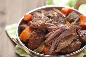 Homemade Irish Beef Stew with Carrots and Potatoes