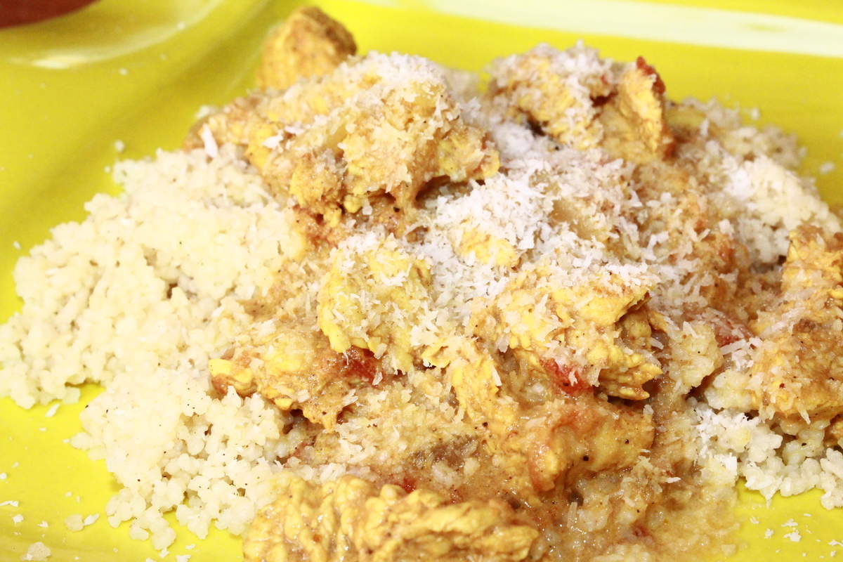 Poulet à la vanille et au lait de coco épicé - Au Boeuf qui rit
