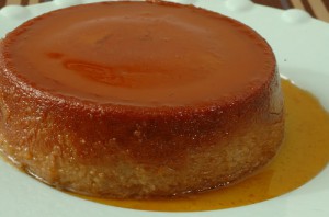 Flan fondant au mascarpone  et caramel