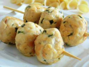 Boulettes de poulet au parmesan