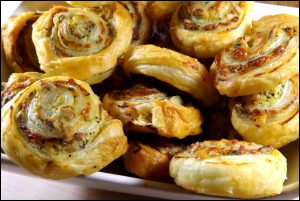 Feuilletés à la tomme de brebis