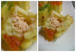 Moelleux au saumon et à l'aneth