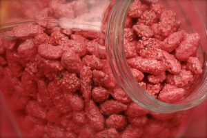 Pralines roses maison